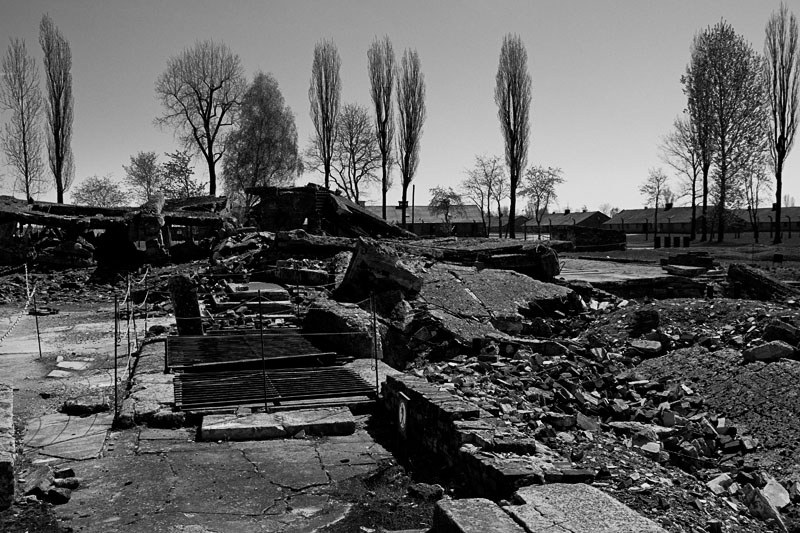 Birkenau - Demolished gas chamber